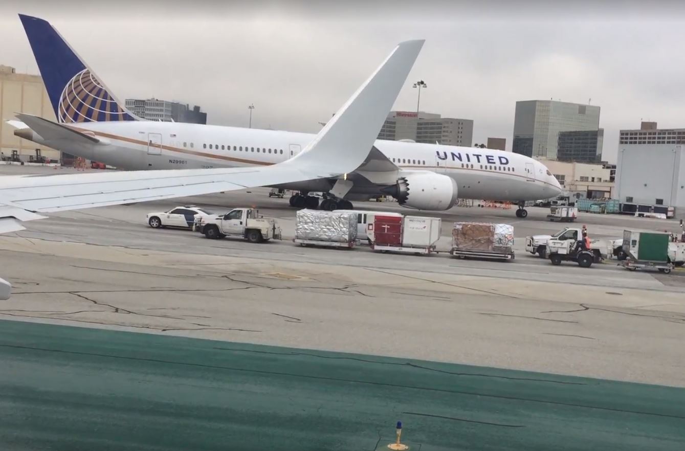 Airplane at an airport
